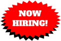 NOW  HIRING!